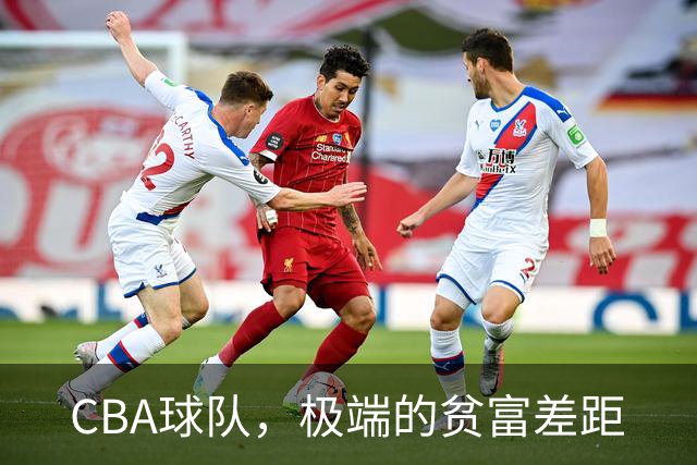 CBA球队，极端的贫富差距